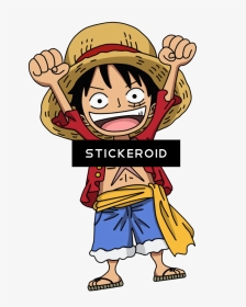 One Piece Chibi Manga - One Piece Luffy Png, Transparent Png, Transparent PNG