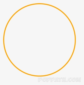 Draw A Basic Circle - Transparent Background Gold Circle Frame, HD Png Download, Transparent PNG