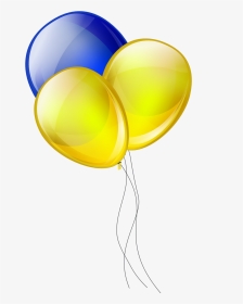 Right Click On The Graphic, Click Open Image In New - Gold And Blue Balloons Transparent, HD Png Download, Transparent PNG