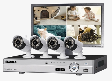 Cctv Camera With Monitor, HD Png Download, Transparent PNG