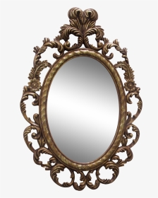 Oval Scroll Frame Mirror For Sale - Mirror, HD Png Download, Transparent PNG