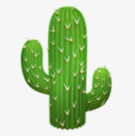 #kaktus #cactus #green #cute #emoji #iphone #applemoji - Transparent Background Cactus Emoji, HD Png Download, Transparent PNG