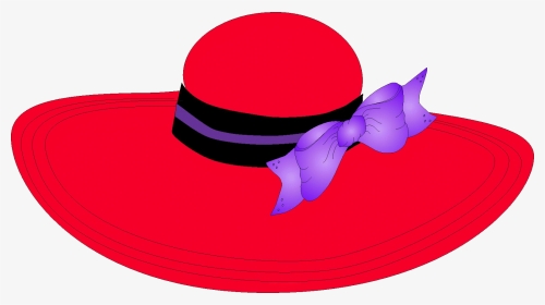 Ladies Hat Clipart - Red Hat Clip Art, HD Png Download, Transparent PNG