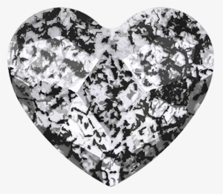 Swarovski 2808 Heart Flat Back Crystal Black Patina - Heart, HD Png Download, Transparent PNG