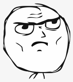 Troll Face Thinking - Thinking Meme Face Png, Transparent Png ...
