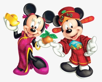 Japanese Food Clipart Minnie Mouse - Mickey Chinese New Year, HD Png Download, Transparent PNG