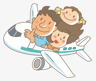 Family Flight Clipart, HD Png Download, Transparent PNG
