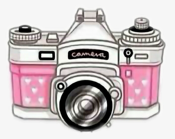 #cute #pink #camera #selfie #sweet - Digital Slr, HD Png Download, Transparent PNG