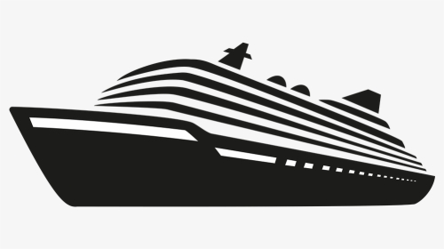 Transparent Cruise Ship Clip Art Png - Cruise Ship Silhouette Png, Png Download, Transparent PNG