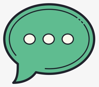 Speech Bubble Icon - Circle, HD Png Download, Transparent PNG