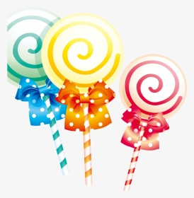 Lollipop Transprent Png Free - Candy Cartoon Food, Transparent Png, Transparent PNG