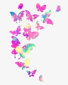 #freetoedit #rainbow #colorful #pastel #butterflies - Beauty Salon, HD Png Download, Transparent PNG
