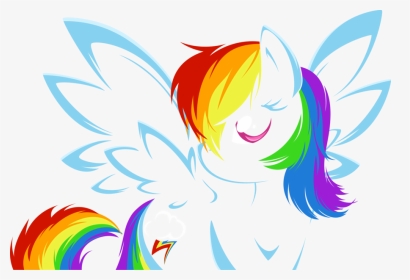 Unicorn Vector Rainbow - Rainbow Crash, HD Png Download, Transparent PNG
