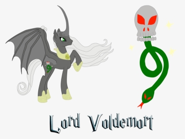 Lard Voldemor Lord Voldemort Harry Potter Draco Malfoy - My Little Pony In In Harry Potter Voldemort, HD Png Download, Transparent PNG