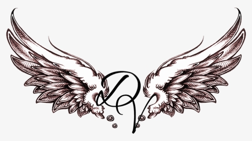 The Angel Wings In The Logo Symbolizes The Strength - Angel Wings Tattoo Designs, HD Png Download, Transparent PNG
