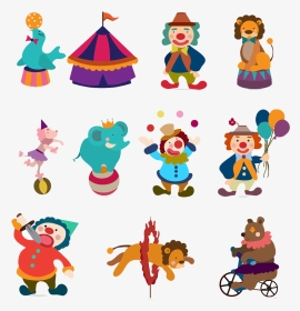 Circus Drawing Cartoon - Circus Animation, HD Png Download, Transparent PNG