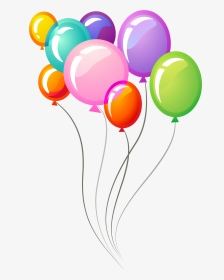 Free Printable Birthday Balloons Clipart, HD Png Download , Transparent ...