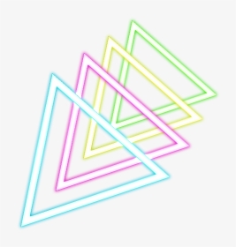 T⃤ r⃤  i⃤ a⃤ n⃤ g⃤ l⃤ e⃤  - Neon Light Triangle Hd Png, Transparent Png, Transparent PNG