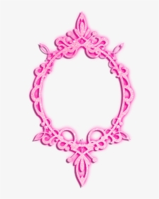 Glitter Clip Art - Frame Circle Pink Png, Transparent Png, Transparent PNG