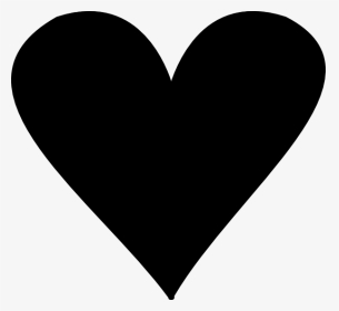 Black Heart Heart Svg - Instagram Heart White Png, Transparent Png, Transparent PNG