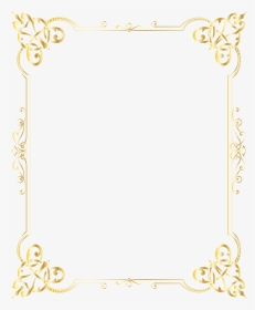 Golden Picture Frame Png, Transparent Png, Transparent PNG