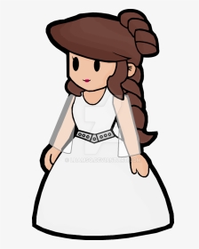 Princess Leia Star Wars Clipart Svg Library Library - Fan Made Paper Mario Princesses, HD Png Download, Transparent PNG