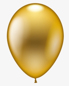 100 Balloons Metallic Gold - Balloon, HD Png Download, Transparent PNG