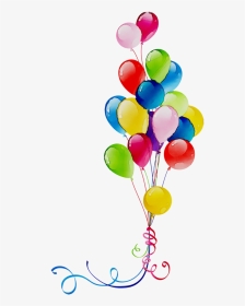 Birthday Invitation Card Clipart Birthday Balloon Party - Transparent Background Birthday Balloon, HD Png Download, Transparent PNG