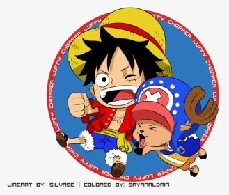 Luffy - One Piece Luffy Dan Chopper, HD Png Download, Transparent PNG