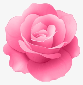 Pink Rose Flower Clip Art Image, HD Png Download, Transparent PNG