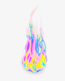 Vaporwave Fire Emoji Transparent, HD Png Download, Transparent PNG