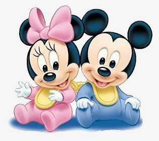 #mickey #minnie #mickeymouse #minniemouse #mouse #baby - Mickey Y Minnie Bebe, HD Png Download, Transparent PNG