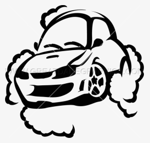 Washing Car Clipart Black And White Image Royalty Free, HD Png Download, Transparent PNG