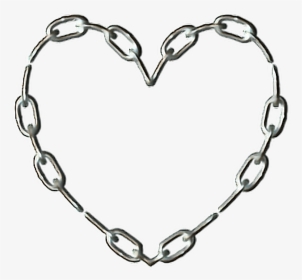 #heart #chain #goth #aesthetic #freetoedit - Cyber Edit Png, Transparent Png, Transparent PNG