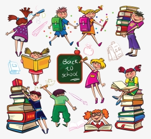 Cartoon Children Transprent Png - Related To School Life, Transparent Png, Transparent PNG