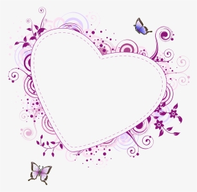 Clipart Heart Frames Clip Royalty Free Stock Pink Heart - Pink Heart Frame Png, Transparent Png, Transparent PNG