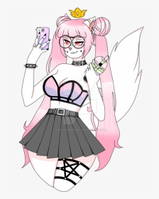 Pastel Drawing Person - Pastel Pastel Goth Drawings Aesthetic, HD Png Download, Transparent PNG