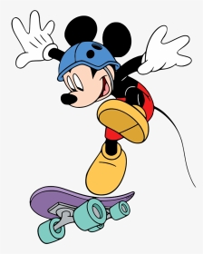 Mickey Mouse Skateboard, HD Png Download, Transparent PNG
