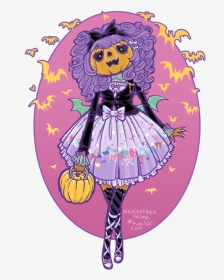 Creepy Cute Halloween Art, HD Png Download, Transparent PNG
