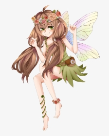 Fairy Animated Flowers - Fairy Anime Flower Png, Transparent Png, Transparent PNG