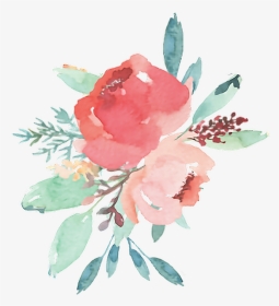 #flowers #pink #watercolor #water #colour #color #artsy - Water Paint Flower Png, Transparent Png, Transparent PNG