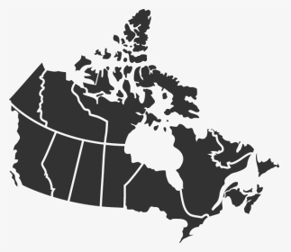 Canada Map With Names, HD Png Download, Transparent PNG