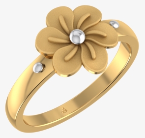 Gold Ring Flower Design, HD Png Download, Transparent PNG
