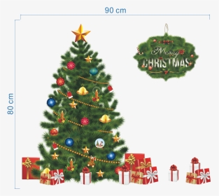 Cartoon Real Christmas Tree With Gifts, HD Png Download, Transparent PNG
