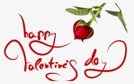 Valentine Day Flower Png Image Background - Valentine's Day Hearts Roses, Transparent Png, Transparent PNG