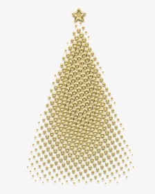 Christmas Tree,new Year,christmas,new Year S Eve,holiday,christmas - Transparent Gold Christmas Tree, HD Png Download, Transparent PNG