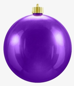 Purple Christmas Ball Png Photo - Christmas Ornament, Transparent Png, Transparent PNG