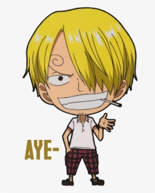 Sanji Chibi Render By Yeye-chan - Chibi One Piece Characters, HD Png Download, Transparent PNG