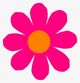 Clipart Pink Flower - Pink Flower Clip Art, HD Png Download, Transparent PNG