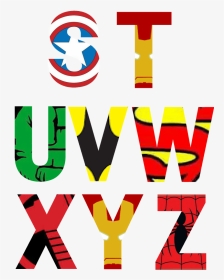Decorative Letter B Png -free Printable Superhero Alphabet - Printable Superhero Alphabet Letters, Transparent Png, Transparent PNG